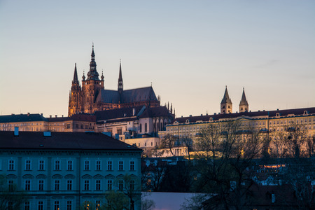 Prague Castle is a castle complex in Prague, Czech Republic, built in the 9th century.のeditorial素材