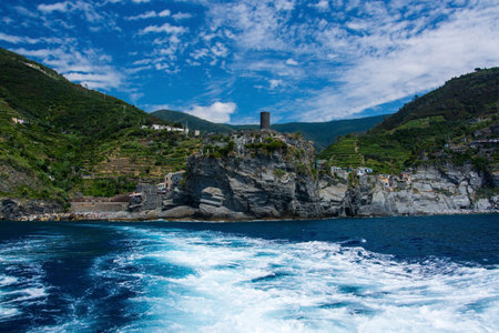 The small fishing village Vernazza is probably the most characteristic of the Cinque Terre and is...