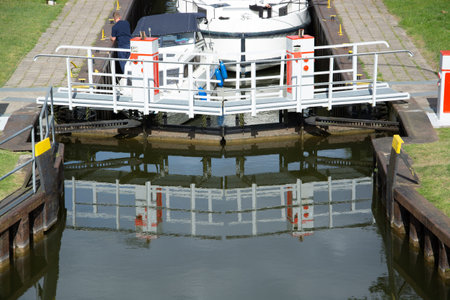 The Diemitz lock is a boat lock on the Mueritz-Havel waterway.