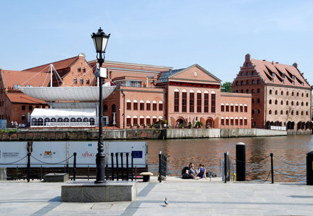 Polish Baltic Philharmonic on the Mot?awa in Gdansk - Polska Filharmonia Baltycka - Poland.