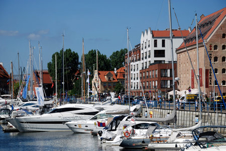 Marina of Gdansk - Poland.