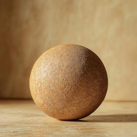 closeup of a kiwi fruit on a wooden table with copy spaceの素材