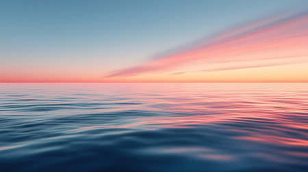 Beautiful sunset over the sea. Seascape. Nature composition.の素材