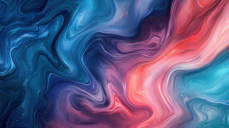 abstract background with blue and pink marble pattern, digitally generated imageの素材