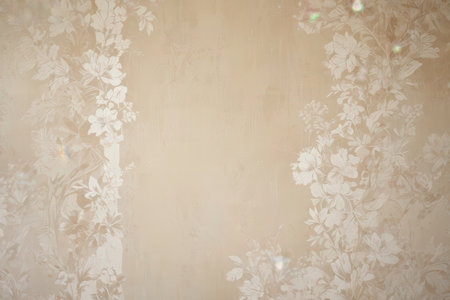 Vintage wallpaper background with floral ornaments for your design.の写真素材