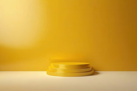 Abstract scene podium mockup. Award ceremony concept. 3d renderの写真素材