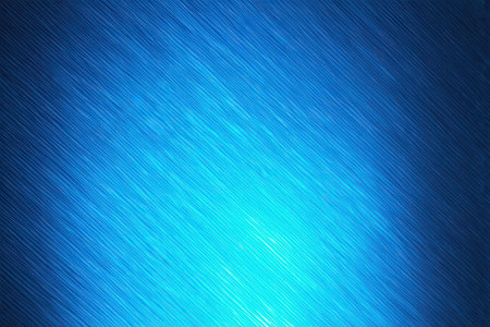 blue metal background with some reflected light on it and some smooth linesの写真素材
