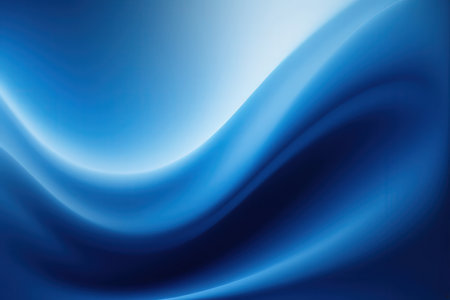 abstract blue background with some smooth lines in it (see more in my portfolio)の写真素材