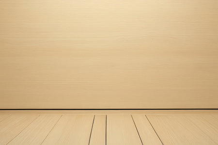 Wooden floor and wall texture background. Abstract background for design.の写真素材