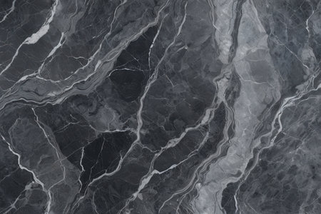 Black marble natural pattern for background, abstract natural marble black and whiteの写真素材