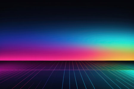 abstract background with space for your text and some rays of lightの写真素材