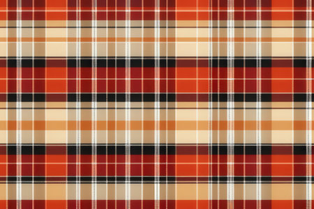 Seamless tartan plaid pattern background. Vector illustration.の写真素材