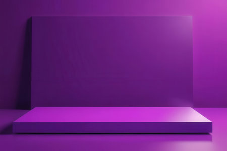 Abstract scene podium mockup. Award ceremony concept. 3d renderの写真素材