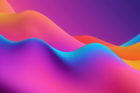 Colorful abstract background. 3d rendering, 3d illustration.の写真素材