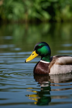 Mallard Duck (Anas platyrhynchos)の素材