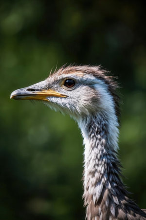 Portrait of an Australian emu (Rhea americana)の素材