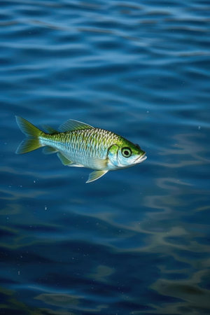 The Cichlid is a species of freshwater fish in the family Cichlididae.の素材