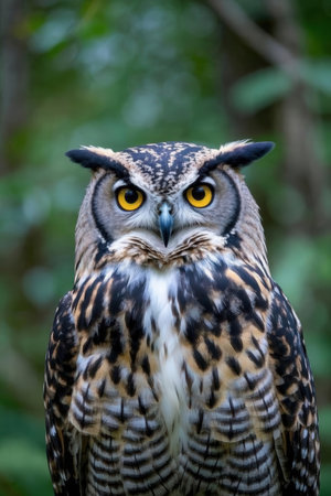 Eurasian Eagle Owl (Bubo virginianus)の素材