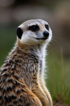 Meerkat (Suricata suricatta) close upの素材