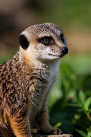 Meerkat (Suricata suricatta) in natural environmentの素材