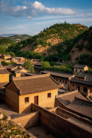 Ancient town of Guizhou, China. Guizhou is a UNESCO World Heritage Site.の素材