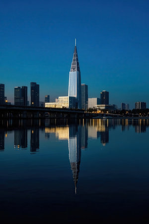 Burj Khalifa in Dubai, UAE. Burj Khalifa is the tallest building in the world.の素材