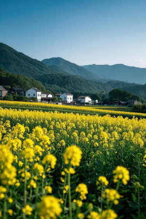 The rape field in south korea,Nagano\\"\"\""の素材