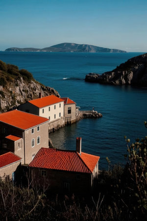 Old town of Budva, Montenegro, Balkans, Europe.の素材