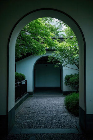 Entrance to a Japanese temple in Kyoto, Japan. Taken in May 2015.の素材