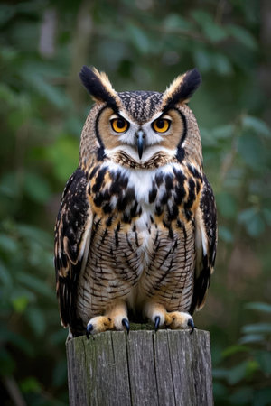 Eurasian eagle-owl (Bubo bubo)の素材