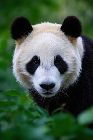 Giant panda bear (Ailuropoda melanoleuca)の素材
