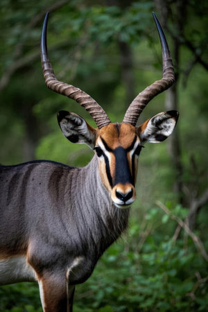 Male Impala (Aepyceros melampus)の素材