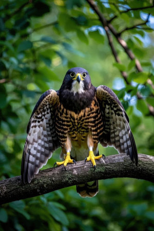 Peregrine Falcon (Falco peregrinus)の素材