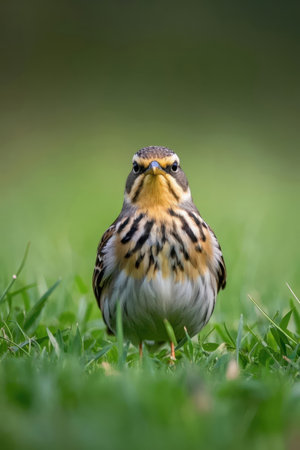 Meadow thrush (Turdus philomelos)の素材