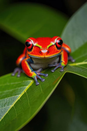 Red-eyed Tree Frog - Agalychnis callidryasの素材