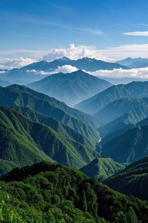 Mountain landscape in south korea,Sichuan\\"\"\""の素材