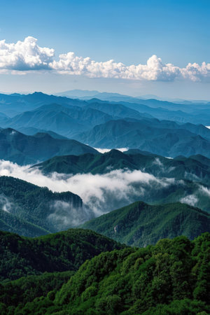 Beautiful mountain landscape in south korea,Dongdeok\\"\"\""の素材
