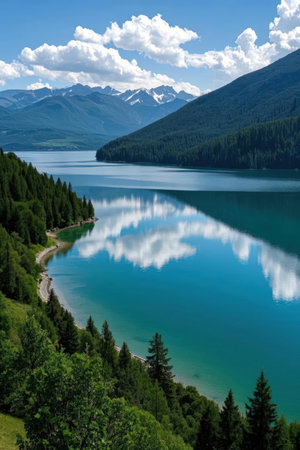 Mountain lake. Altai, Siberia, Russia. Beauty world.の素材