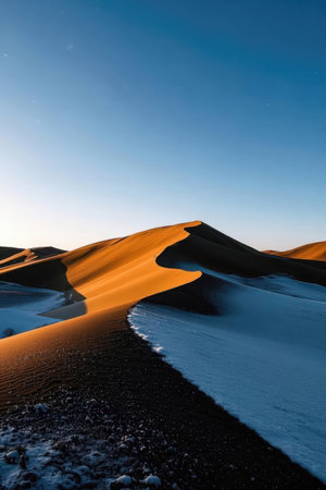 Sand dunes in Death Valley National Park, California, USA.の素材