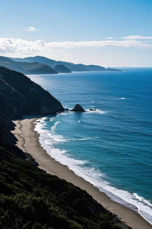 Coast of the north of Portugal, in the province of Algarveの素材