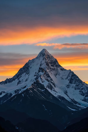 Matterhorn peak at sunrise, Zermatt, Switzerland.の素材