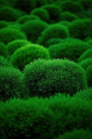 Green grass background. Close up of green grass background. Green grass texture.の素材