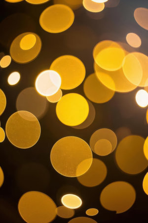 Abstract circular bokeh background of Christmaslight. Soft light.の素材