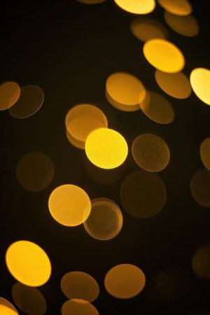 Abstract circular bokeh background of Christmaslight. Soft focus.の素材