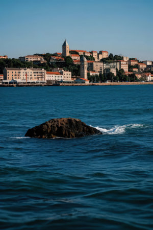 Croatia, the picturesque city of Zadar in Balkanの素材