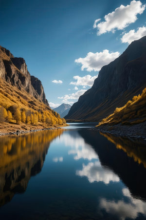 Autumn in Cordillera Huayhuash, Peru, South Americaの素材