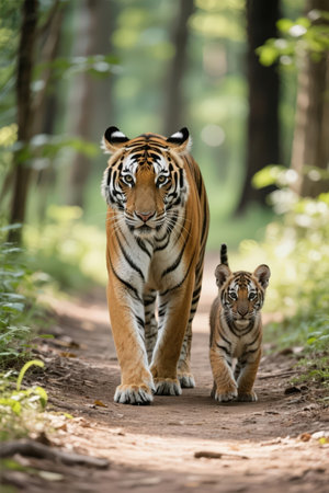 Siberian Tiger, Panthera tigris altaicaの素材