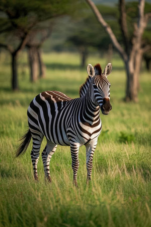 Zebra in the Moremi Game Reserve (Okavango River Delta), National Park, Botswanaの素材