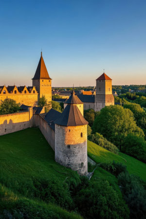 Medieval fortified city of Carcassonne, South of Franceの素材