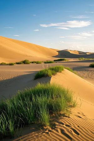 Sand dunes in Mui Ne, Vietnam. Unesco World Heritage Siteの素材